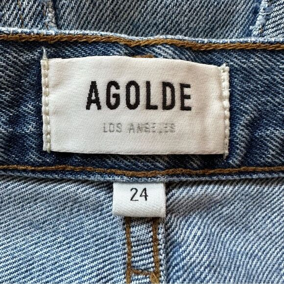 AGOLDE 90's Mid Rise Loose Jeans in Major Size 24 - Picture 8 of 13